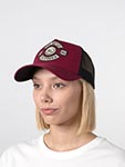 Бейсболка VON DUTCH арт. VD/0/CAS1/BIK/BOR (бордовый / черный)